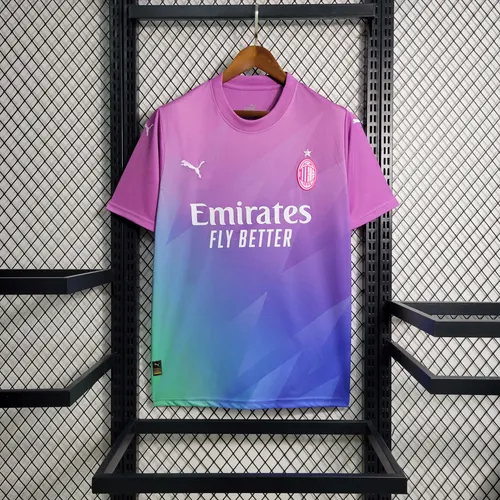 قميص كرة قدم AC Milan الثالث خارج الأرض 2023/2024 جودة تايلاندية