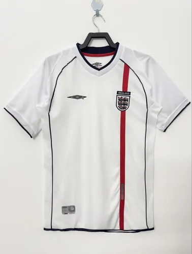2002 Retro England Heim Fußballtrikot AAA fan-gradät — view 1