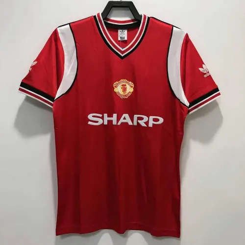 1985 Retro Manchester United Equipación Local Camiseta de Fútbol Calidad Tailandesa