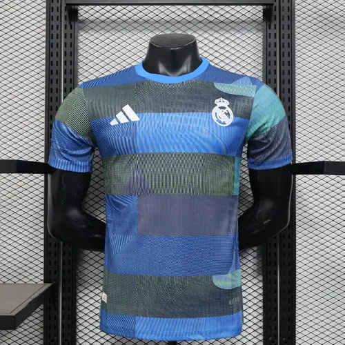 2025/2026 Player Version Real Madrid Pre-match training uniforms 01 Football Jersey AAA fan-grade