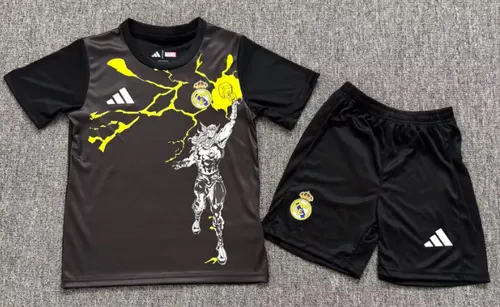 2025/2026 Real Madrid Kollaboration mit Marvel 02 Fußballtrikot AAA fan-gradät Kindergröße