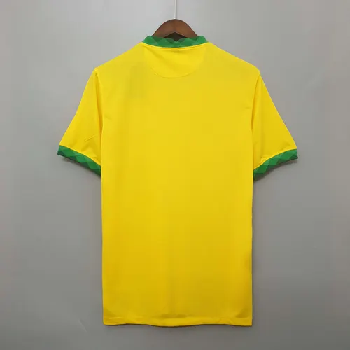 2020 Retro Brazil Home Football Shirt AAA fan-grade — view 4