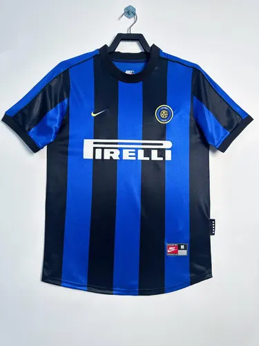 1999-2000 Maillot Domicile Rétro Inter Milan Qualité Thaï