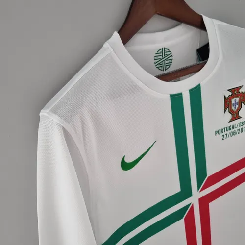 2012 Retro Long Sleeve Portugal Away Football Shirt — view 6