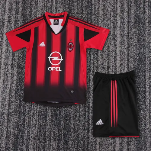 Maillot Troisième Extérieur Rétro AC Milan 2004-2005 Taille Enfant Qualité Thaï