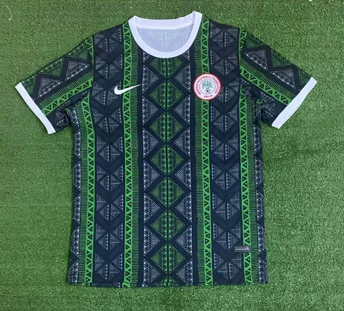 Camisa de Futebol Edição Especial Verde Seleção Nigeriana 2023 Qualidade Tailandesa
