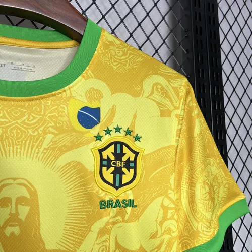 2024-2025 Brazil Special Edition Yellow Jersey AAA fan-grade — view 6