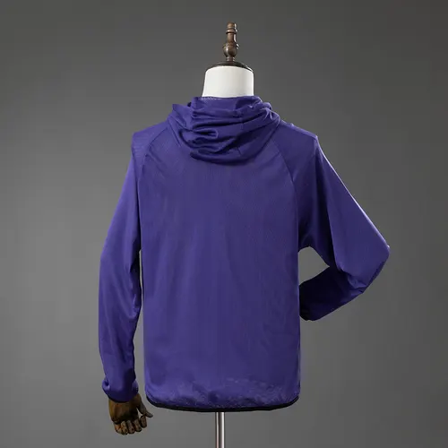 Veste Hymne Foot Homme France - Violet 2026 — view 2