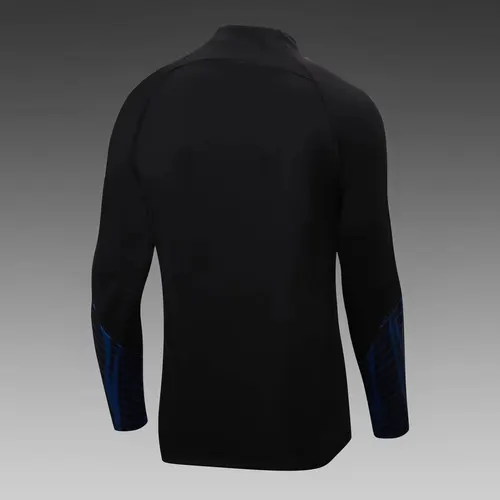 2022 Portugal Half-Pull Training Suit Black Football Shirt Set — view 5