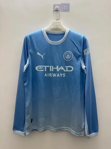 2026/2027 Long Sleeves Manchester City Home Football Jersey 1:1 Thai Quality