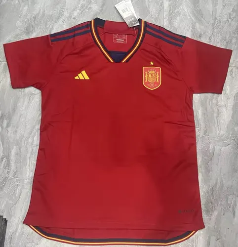 2022 FIFA World Cup Spain Home Soccer Shirt — view 1