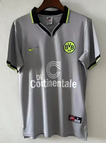 1997/1998 Retro Dortmund Away Camisa de Futebol Qualidade Tailandesa