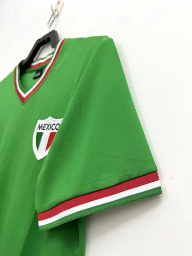 1970 Retro Mexico Home Soccer Jersey AAA fan-grade — view 4