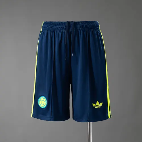 Pantalón corto de visitante de Colombia 2026, grado fan AAA — view 1