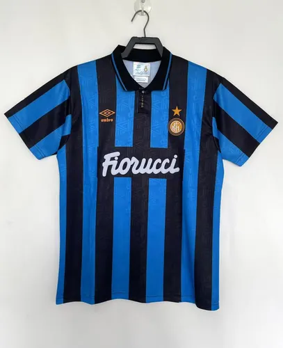 1992-1994 Maillot Domicile Rétro Inter Milan Qualité Thaï