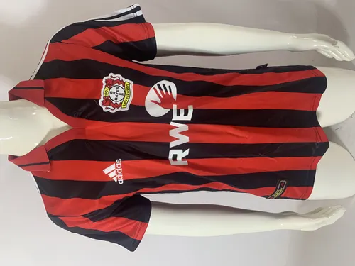 Camisa de Futebol Retro Leverkusen Casa 2001/2002 1:1 Qualidade Tailandesa