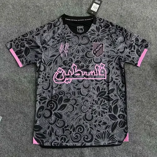 Camiseta de entrenamiento de Palestina 2025/2026 negra calidad tailandesa