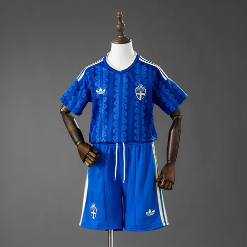 2026 Sweden National Team Away Kids Kit Jersey AAA fan-grade