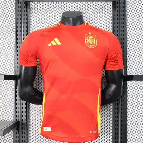 2024-2025 Player Version Spain Home Soccer Shirt
