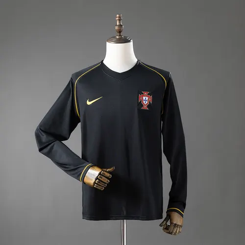 2006 Retro Long Sleeve Portugal Away Jersey AAA fan-grade