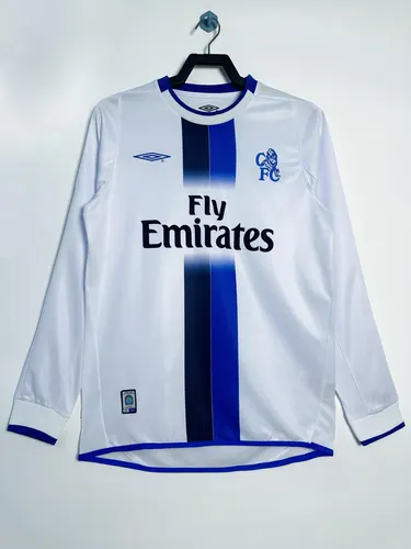 2003-2005 Retro Long Sleeve Chelsea Away Football Shirt AAA fan-grade