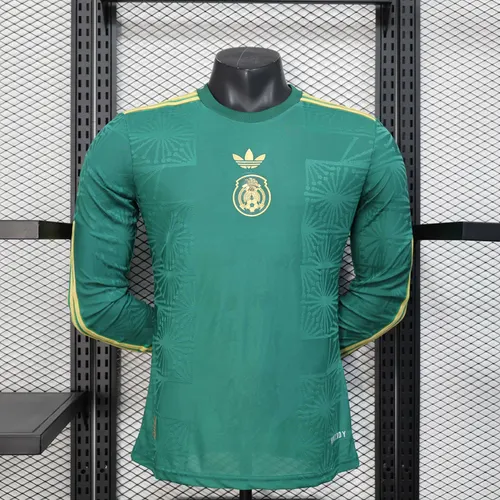 2025/2026 Player Version Long Sleeve Mexico National Special Edition Green Football Shirt AAA fan-grade