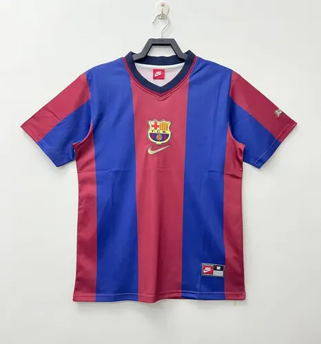 1998/1999 Retro Barcelona Home Camisa de Futebol Qualidade Tailandesa