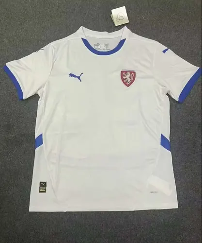 قميص منتخب التشيك الخارجي لكرة القدم 2024 درجة المشجع AAA