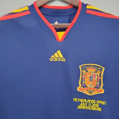 2010 Retro Spain Away Soccer Shirt — view 3