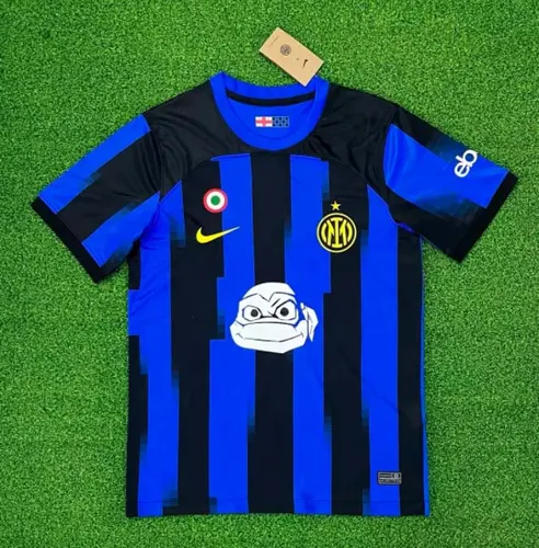2023/2024 Inter Milan Home Ninja Turtle Edition Football Jersey fan-grade