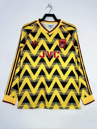 1991/1993 Retro Long Sleeve Arsenal Away Football Shirt AAA fan-grade