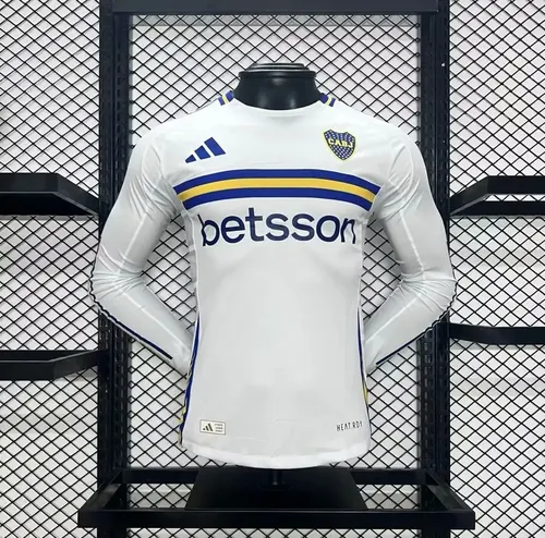 2024/2025 Player Version Boca Juniors Away Long Sleeves Football Jersey AAA fan-grade
