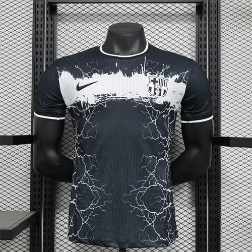 2025/2026 Barcelona Player Version Catalan Thunder Special Edition Football Jersey AAA fan-grade