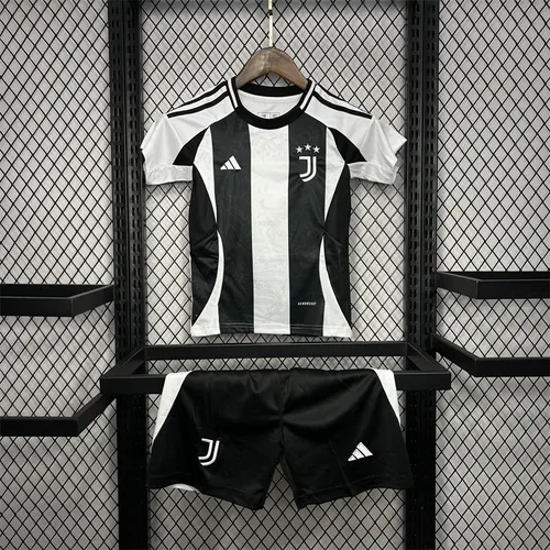 2024/2025 Juventus Home Soccer Jersey AAA fan-grade Kids Size