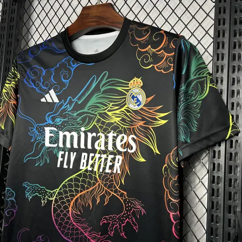 2024/2025 Real Madrid Black Cailong Special Edition Jersey AAA fan-grade — view 4