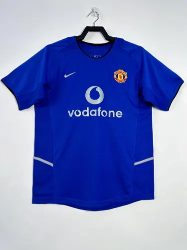 2002/2003 Retro Manchester United Tercera Equipación Visitante Camiseta de Fútbol Calidad Tailandesa