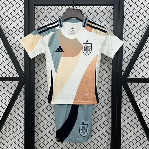 2025 España Segunda Equipación AAA Grado Fan Talla Infantil