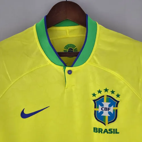 2022 World Cup Brazil Home Soccer Jersey — view 3