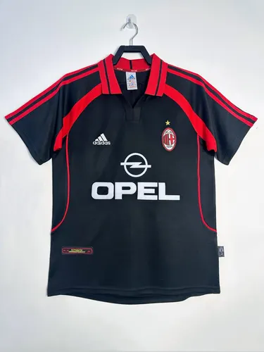 2000/2001 Rétro AC Milan Troisième Extérieur Maillot de Football Qualité Thaï