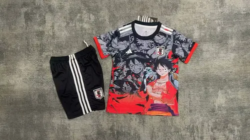 2025/2026 Japanese Anime Gray Football Shirt AAA fan-grade Kids Size
