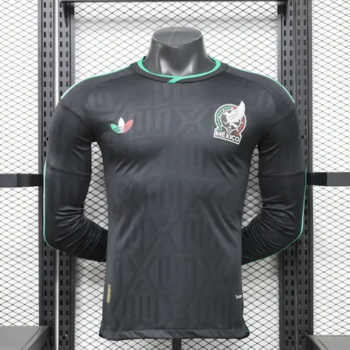 2026 プレイヤー版 長袖 メキシコ サード サッカーシャツ AAA ファングレード