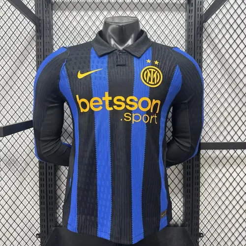2026/2027 Long Sleeve Player Version Inter Milan Home Football Jersey1:1 Thai Quality
