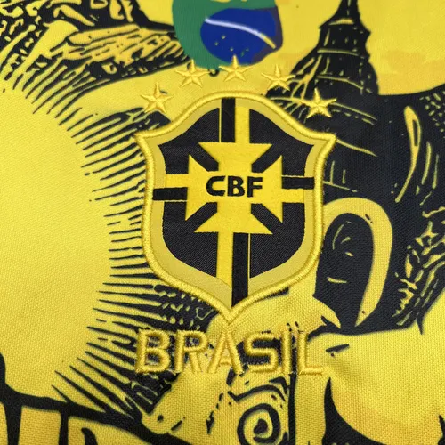 2024-2025 Brazil Special Edition Yellow Jersey — view 4
