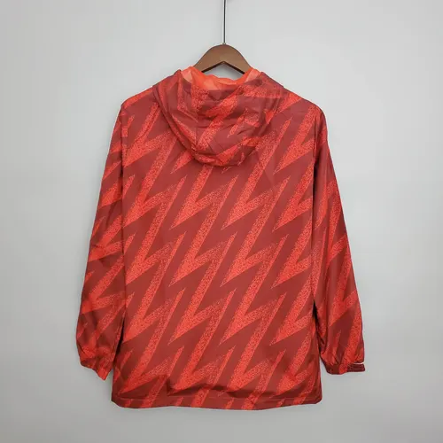 2021/2022 Manchester United Jersey Windbreaker Red — view 2