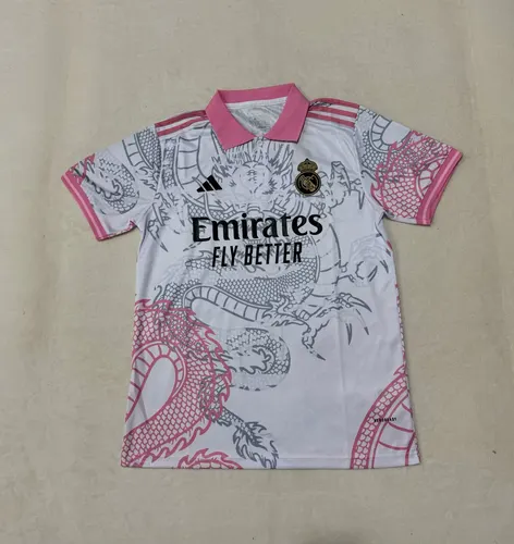 2025/2026 Real Madrid Patrón de dragón Edición especial Camiseta de fútbol Calidad tailandesa