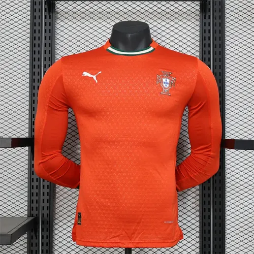 2025/2026 Player Version Long Sleeves Portugal Home Football Jersey AAA fan-grade