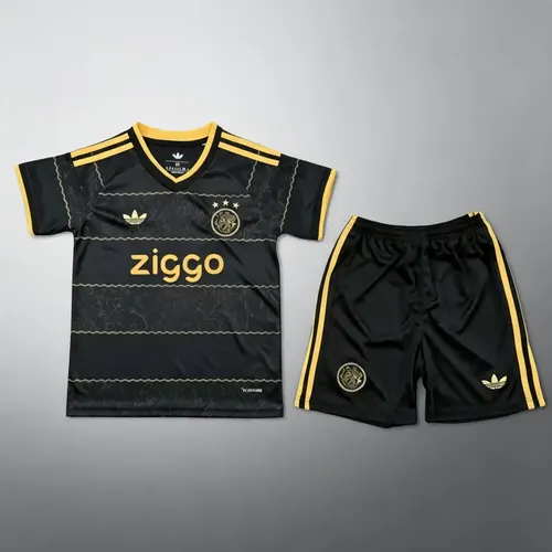 Maillot de football extérieur Ajax 2026/2027 Qualité thaïlandaise 1:1 Taille enfant
