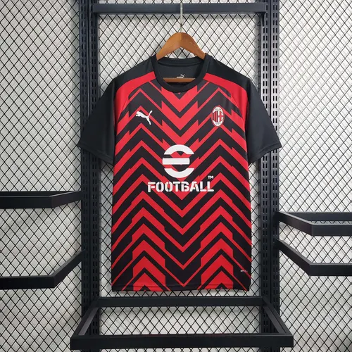 2023/2024 AC Milan ملابس تدريب قميص كرة قدم جودة تايلاندية