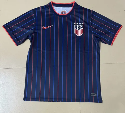 2025/2026 Camisa de Futebol Visitante da Seleção dos Estados Unidos Qualidade Tailandesa