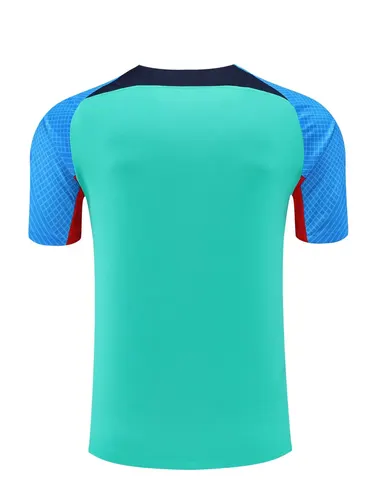 2022/2023 Barcelona Jersey Training Wear Green Blue — view 2